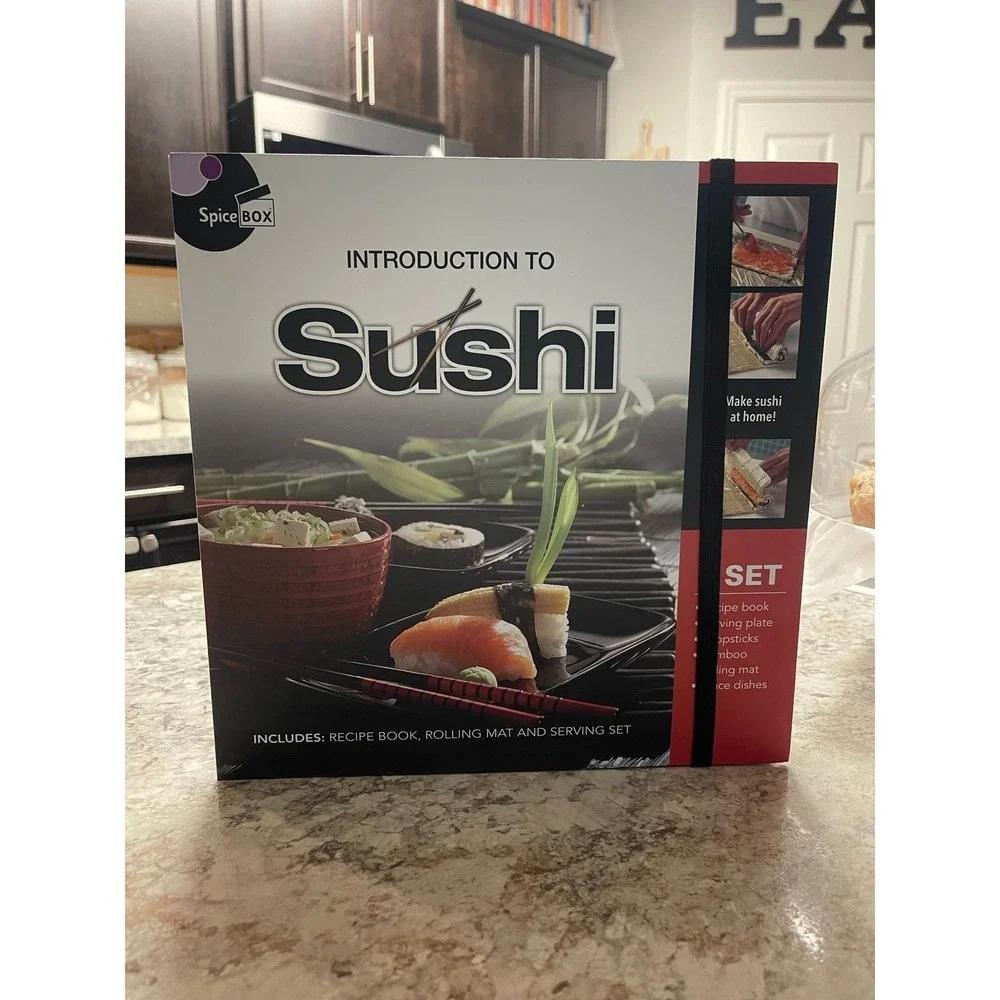 Sushi At Home Kit‎ with Japanese Menu Plate